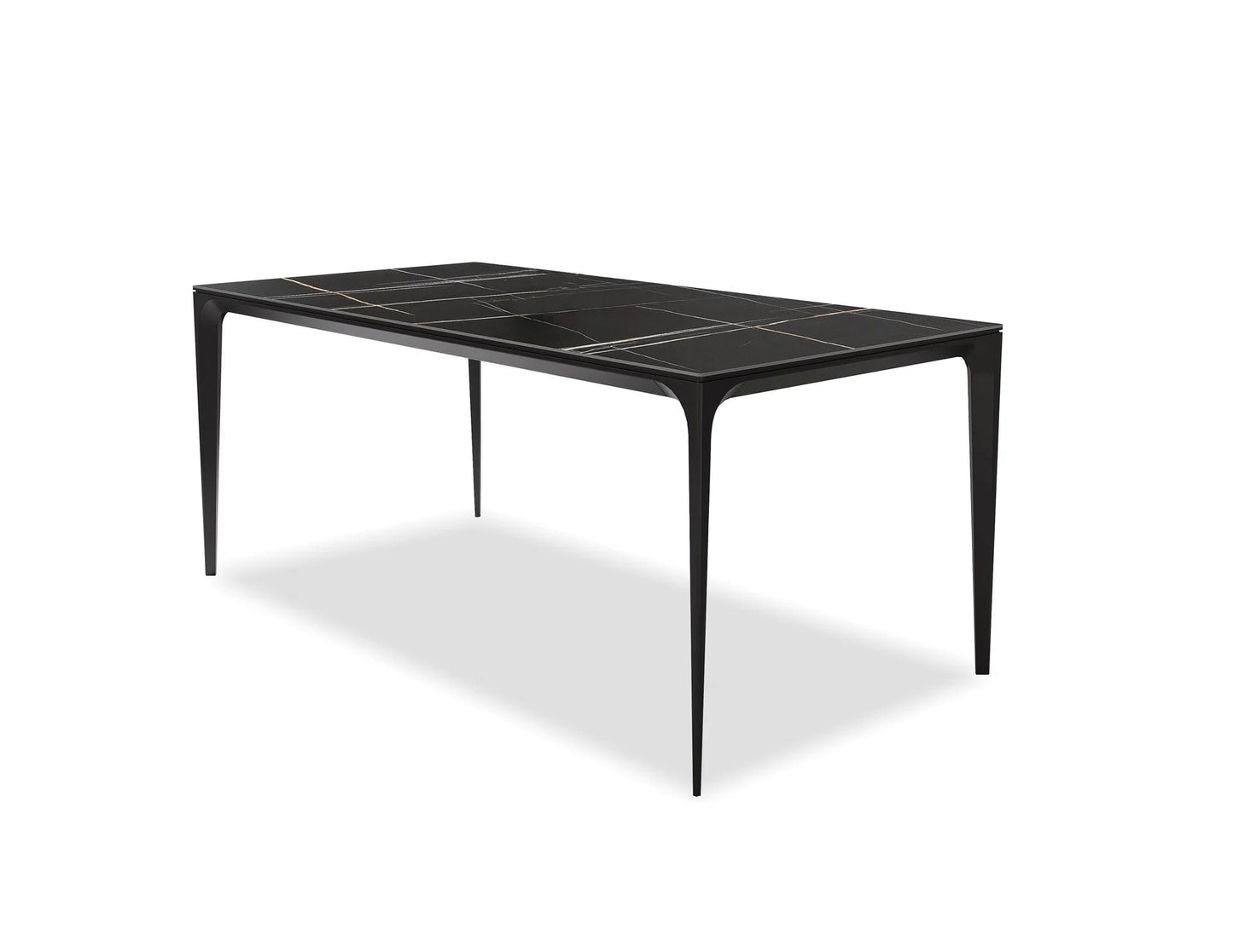 Table à manger noire Cavo