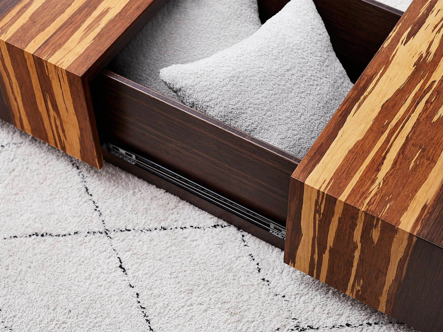 Table basse rectangulaire Azara Cube
