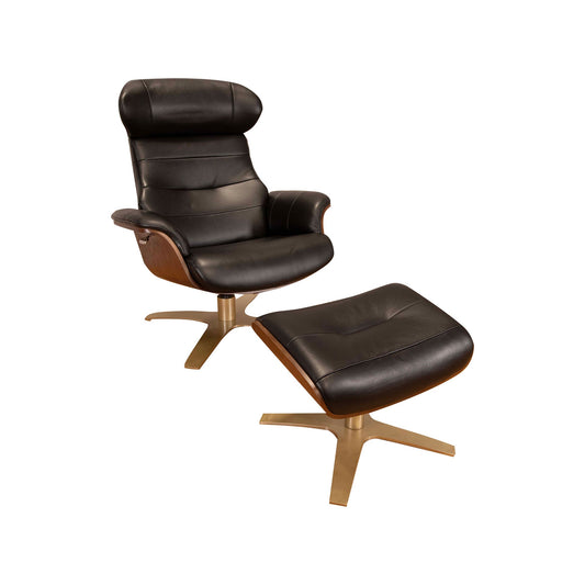 Chaise et pouf Mercer